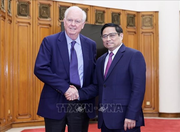 Le PM Pham Minh Chinh reçoit le directeur du programme Vietnam à l Université de Harvard